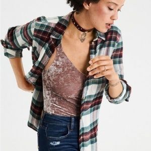 American Eagle plaid flannel